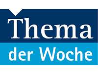 Logo auf dem "Thema der Woche" steht.