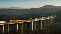 Autobahnbrücke in Rheinland-Pfalz