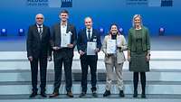 Gruppenbild der Bundesbesten aus Sachsen-Anhalt