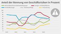 Grafik Geschäftsrisiken Konjunktur Insight Herbst 2023