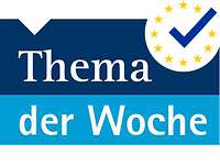 Logo auf dem "Thema der Woche" steht.