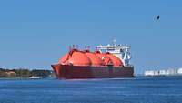 LNG-Tanker in litauischem Hafen