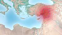 Erdbebengebiet Türkei Syrien