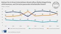 Grafik offene Stellen gesamt Fachkräftereport 2024-25