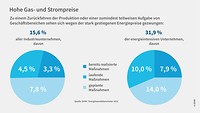 Grafik Sonderauswertung Gas 2022 Produktionskürzungen